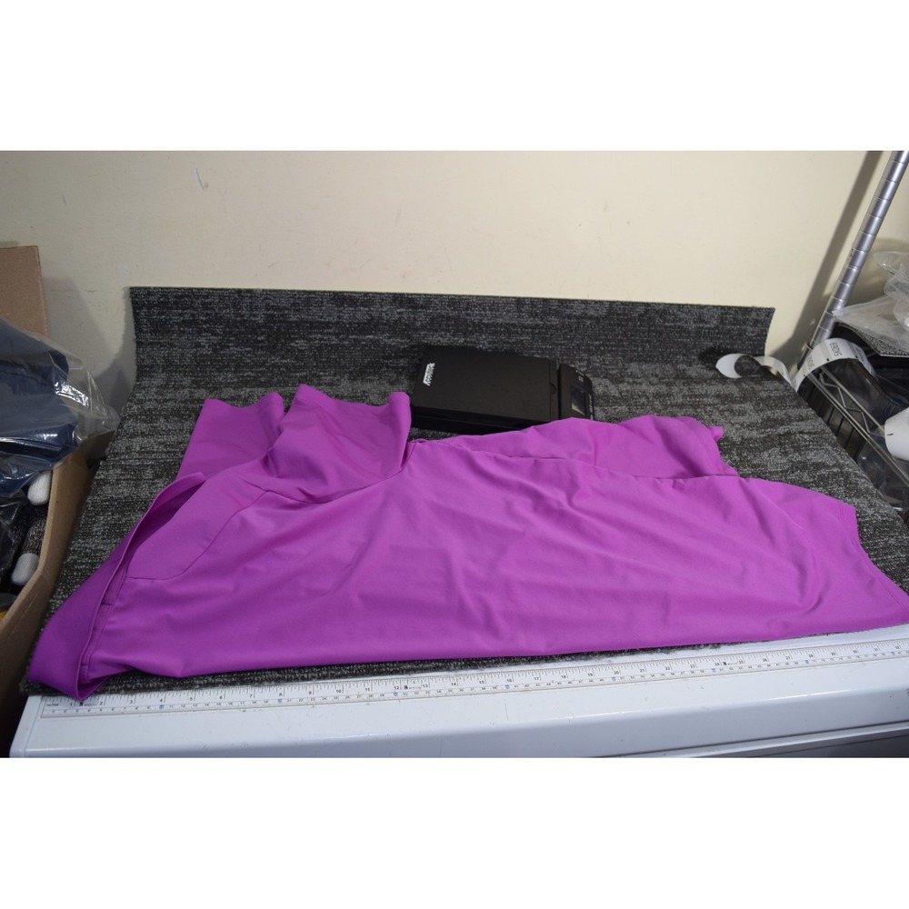 RLX Ralph Lauren Performance Quick Dry Golf Polo Shirt MENS L Purple MAGENTA - Picture 11 of 13